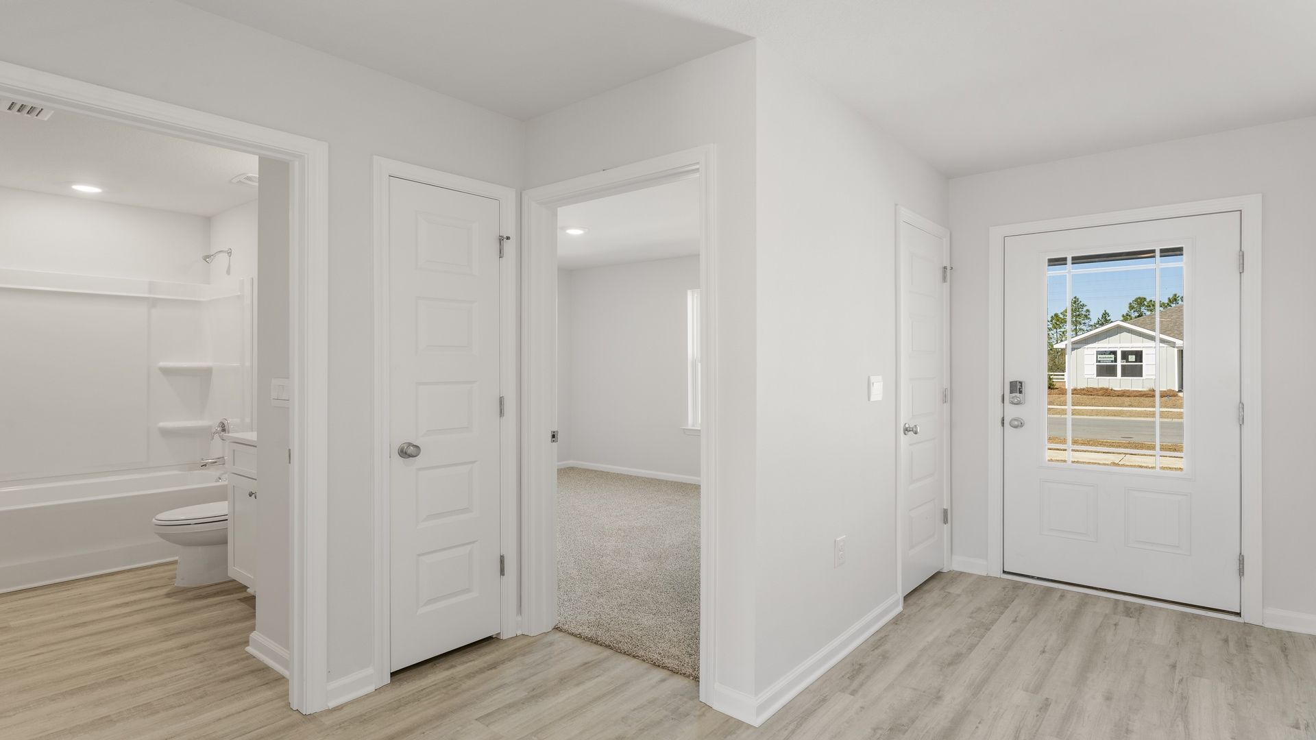 Additional bedrooms located of the front entry hall