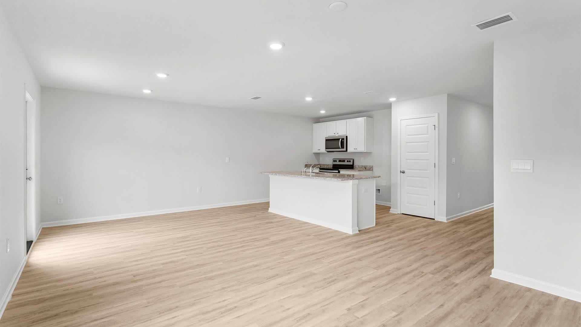 Spacious common area allows for family and guests to relax comfortably