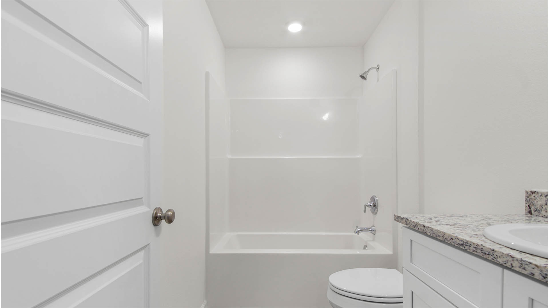 Shared bathroom two with shower tub combination