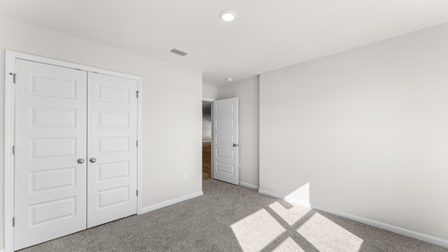 Guest bedroom with spacious closet