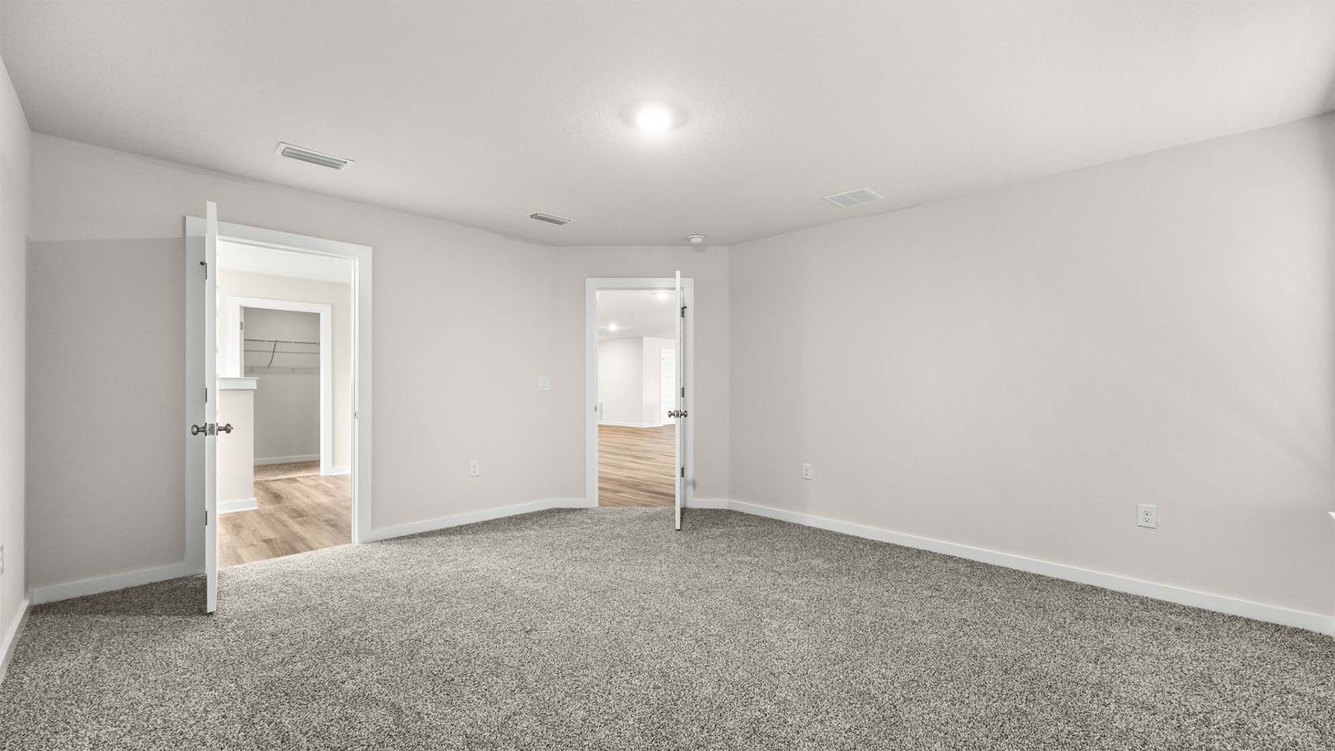 There is a private ensuite bathroom in the primary bedroom
