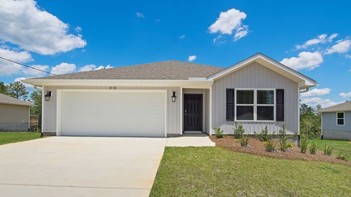 The Aldridge is a three bedroom two bathroom home
