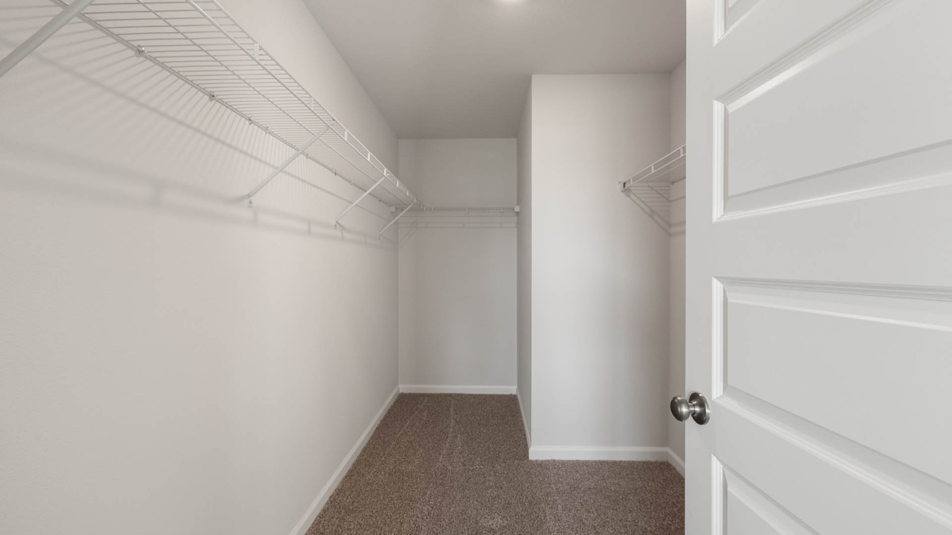 A spacious closest is in the primary bedroom