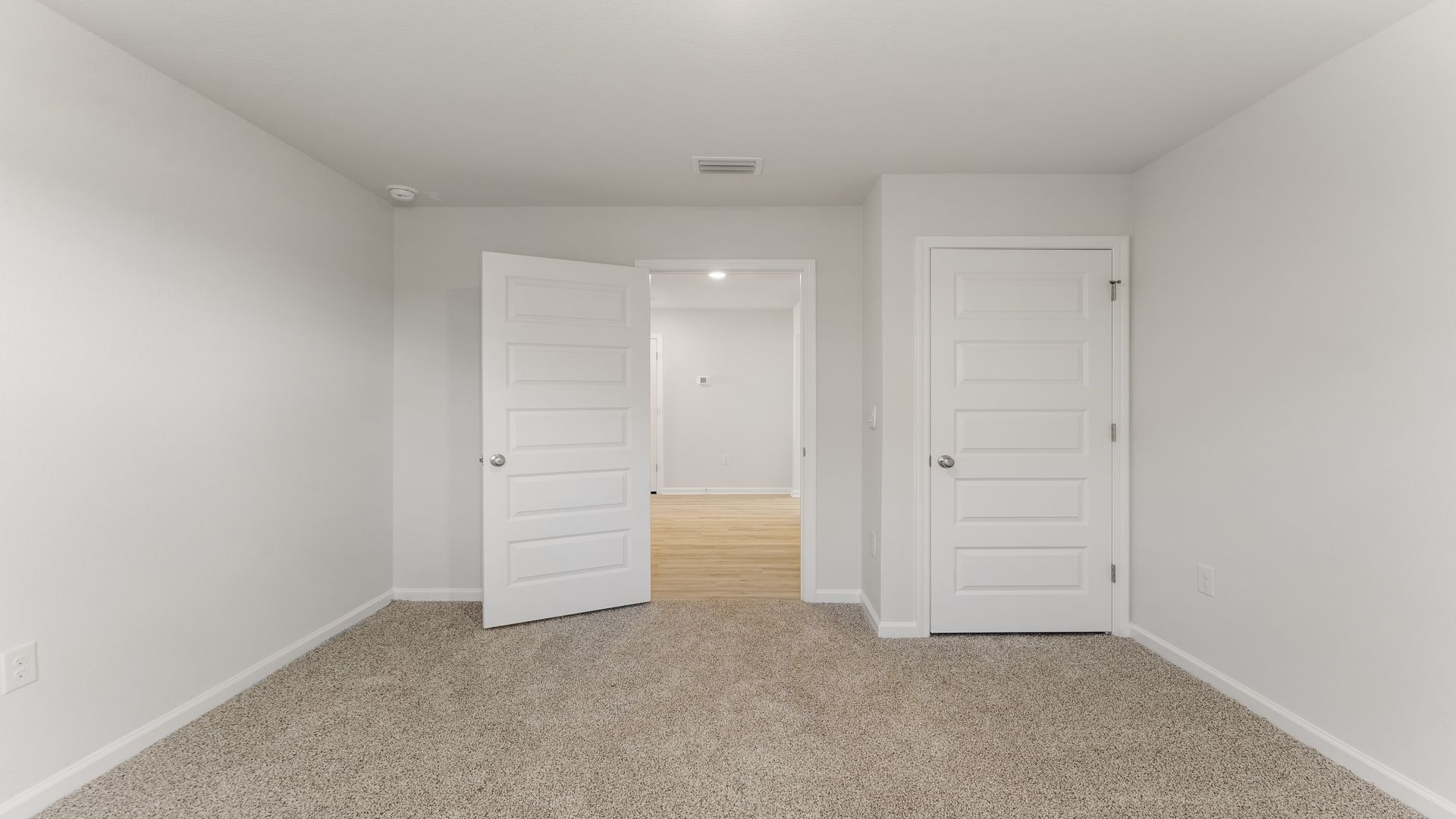 Bedroom three has carpet