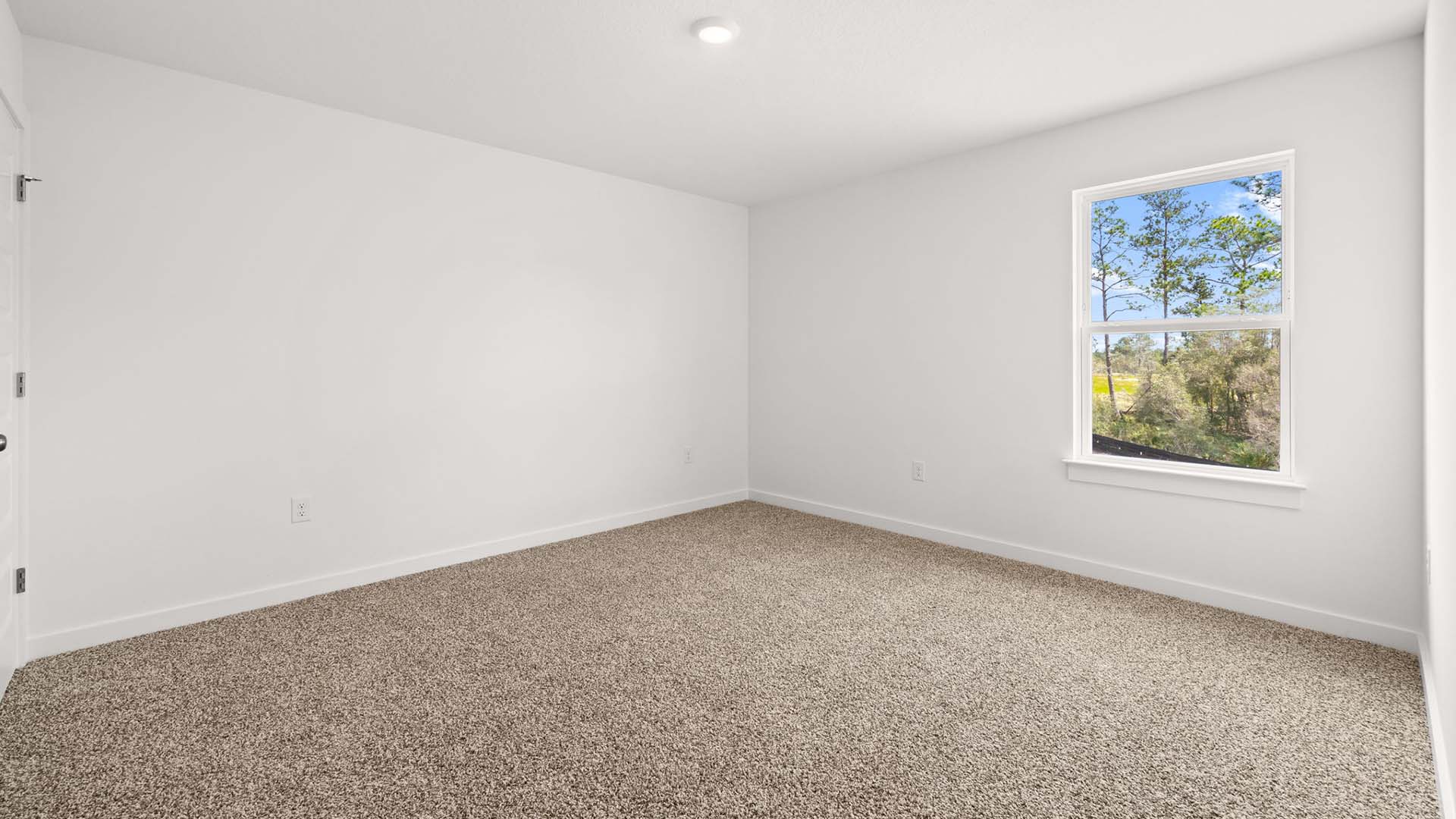 Each bedroom has ample closet space