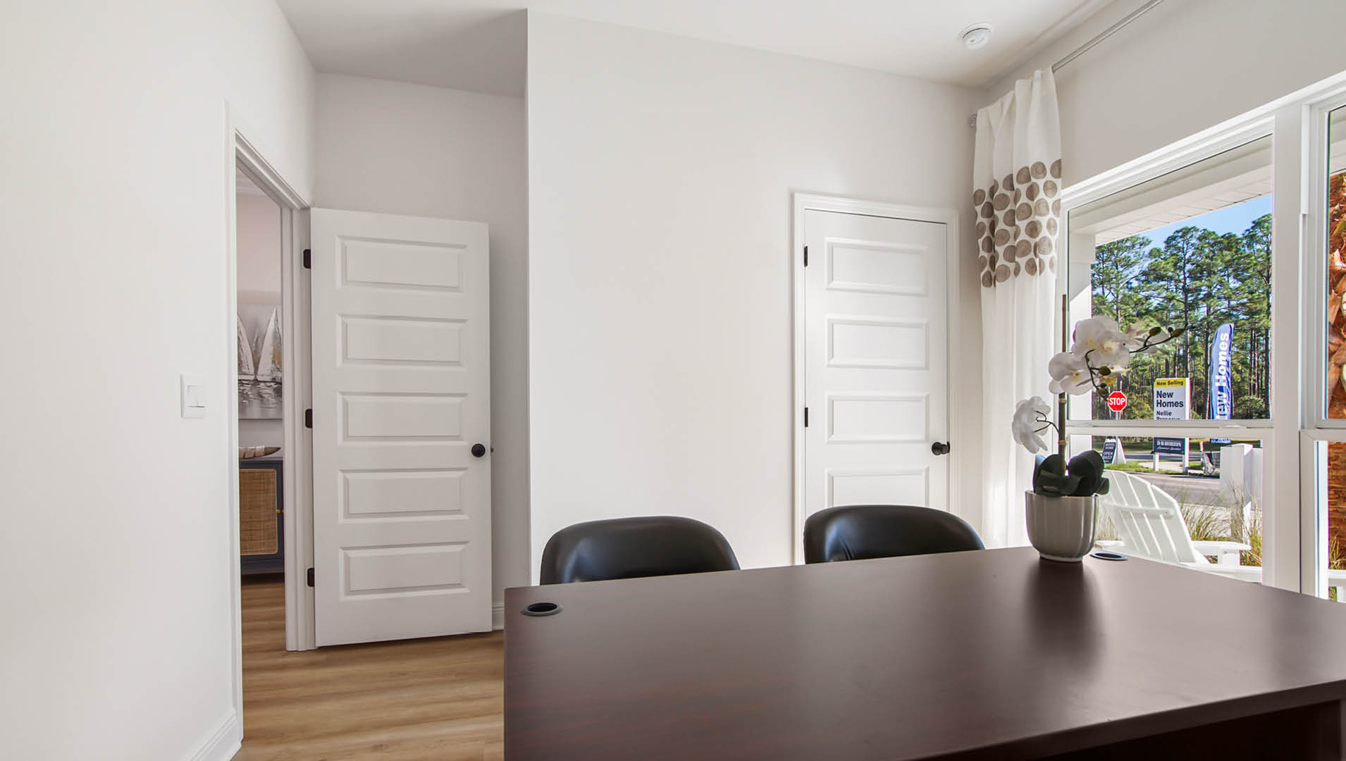 Located just off the front entry, bedroom two is could be used as a home office