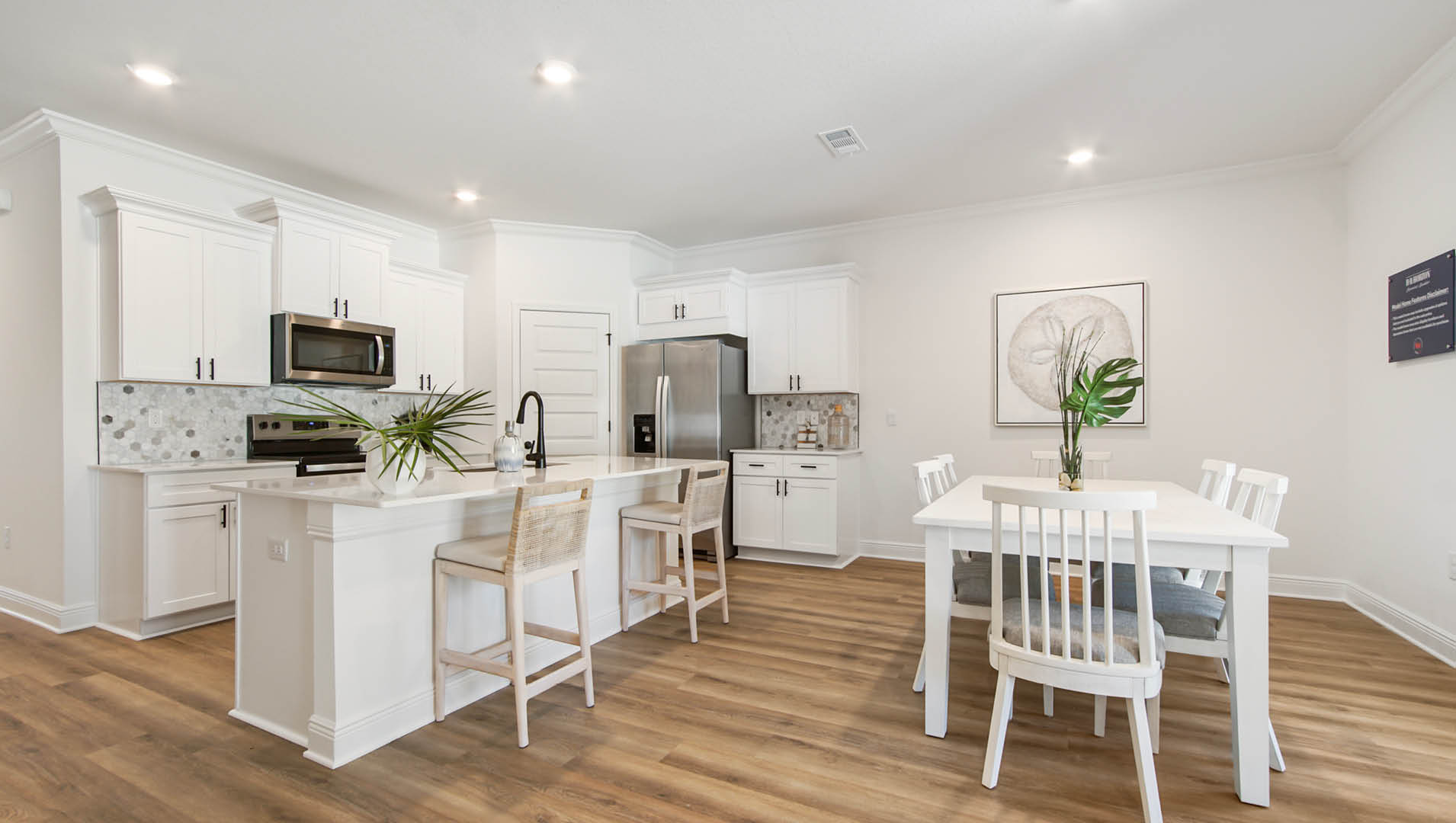 Open and spacious kitchen of the Rhett floor plan