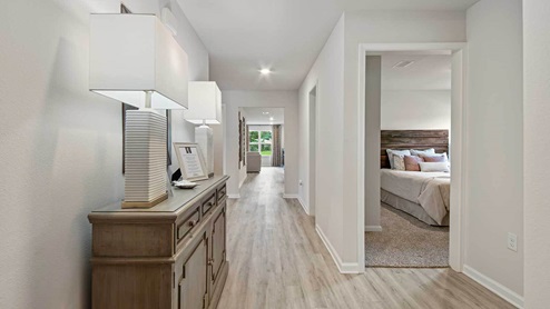 EVP floors lead to the spacious living area