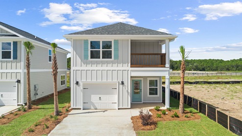 All two-story homes have Hardie exterior, dimensional shingles and a single car garage