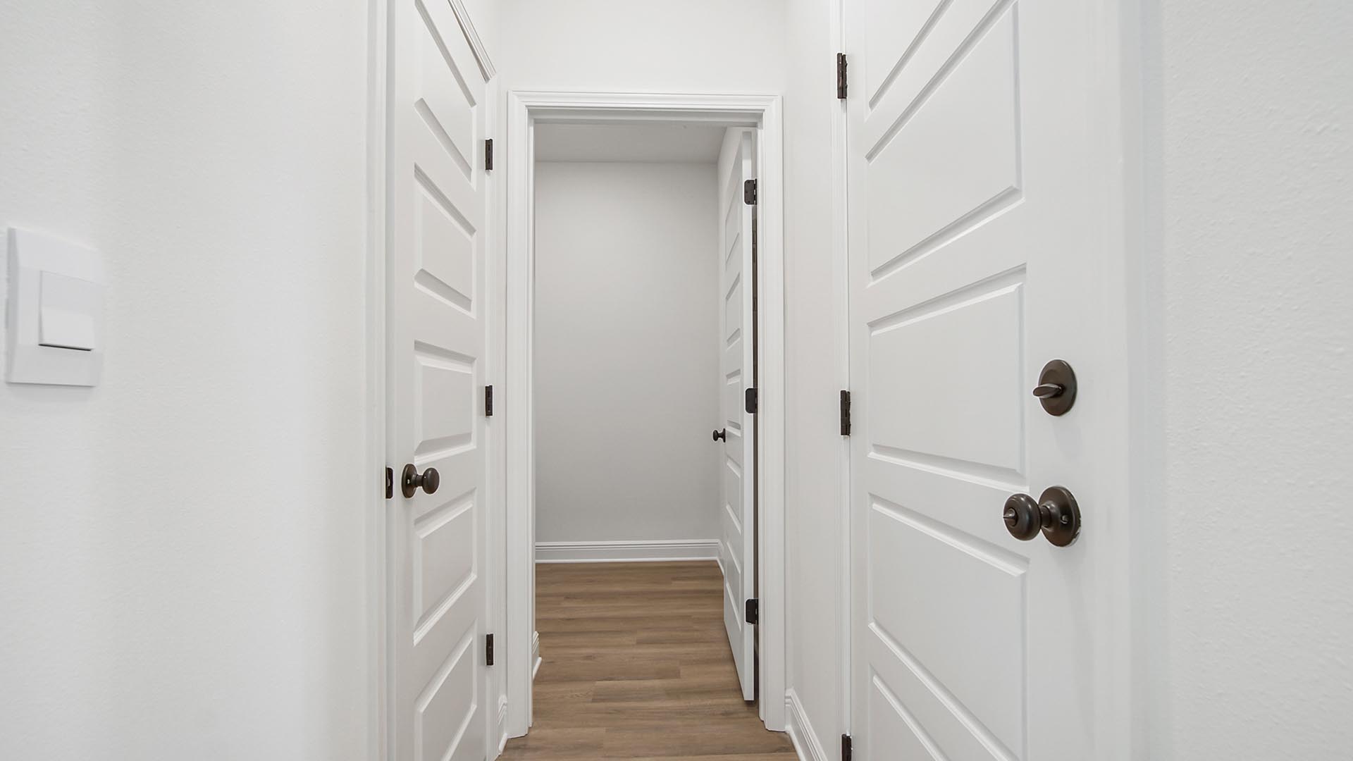 The laundry and utility room is located on the main level