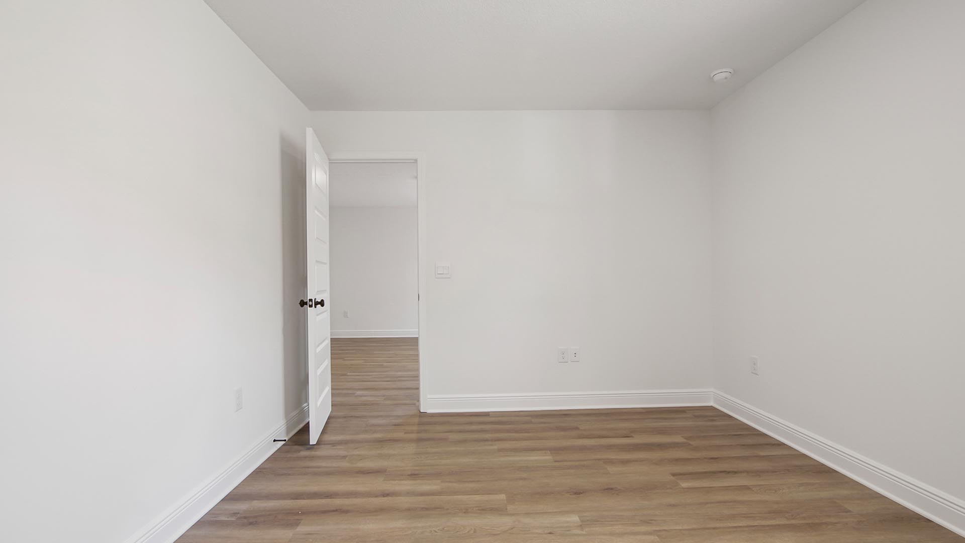 Second level bedroom located off the living area