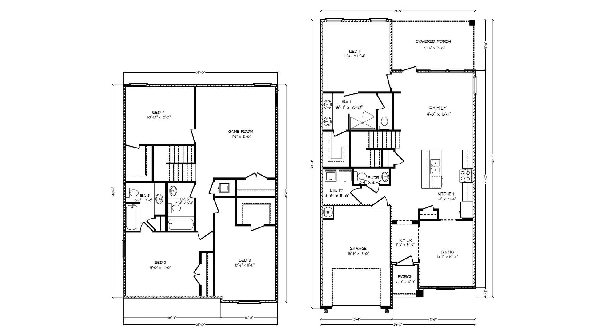 The Alabaster B floorplan has a covered entry