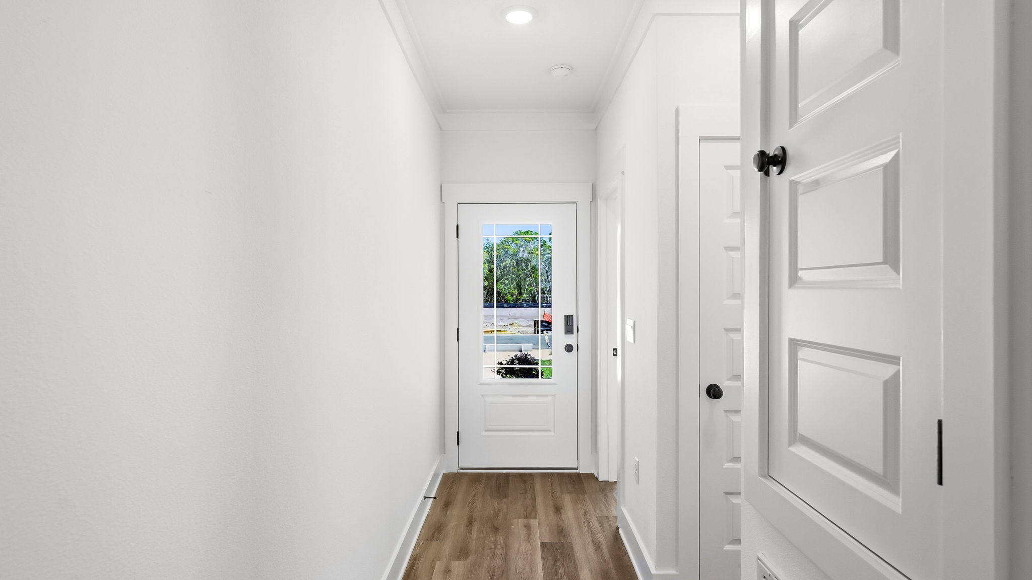 The bright entry hall of the Camilla