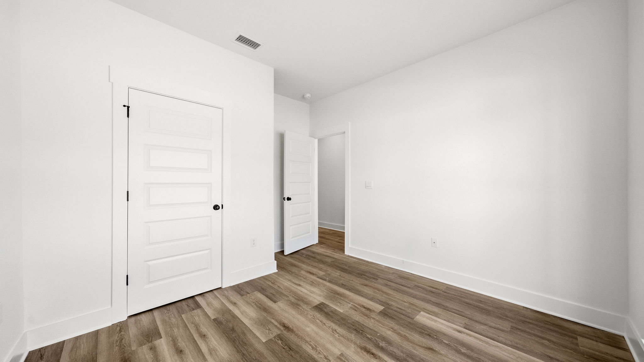 Guest bedroom one has a spacious closet