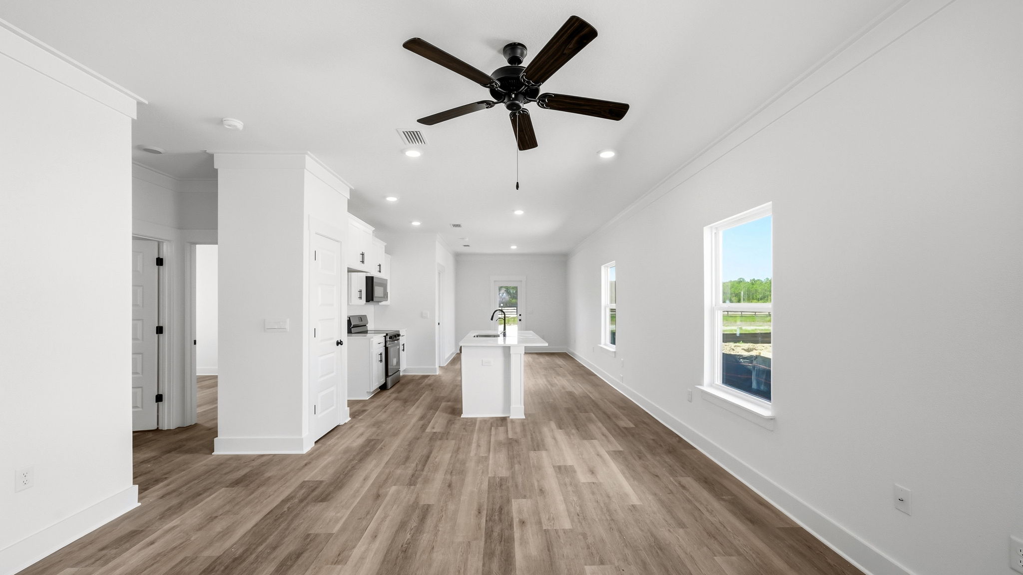 The Julia has EVP flooring