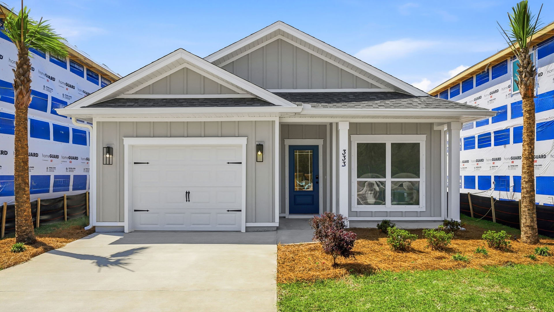 351 Robinson Bluff Road is located at a cul-de-sac. This is a preconstruction homesite to be developed with the Julia floorplan