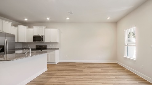 The interior unit of the Palm townhome