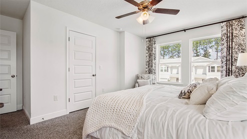 Primary bedroom with spacious closet