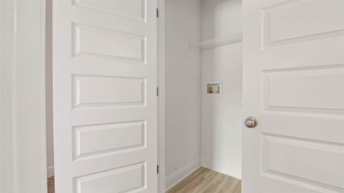 Laundry area on second floor