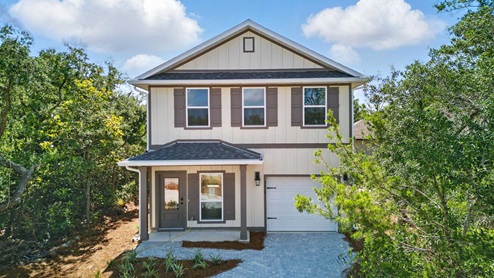The Norfolk at completion in Sanctuary Beach