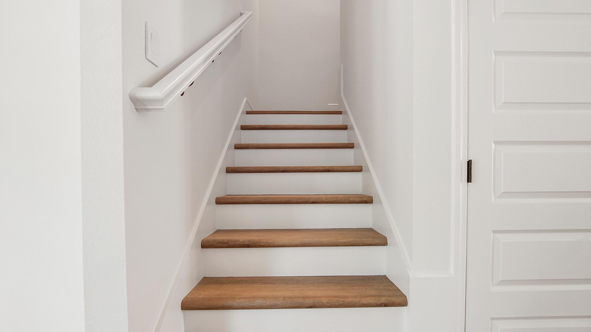 Stairs leading to the second level