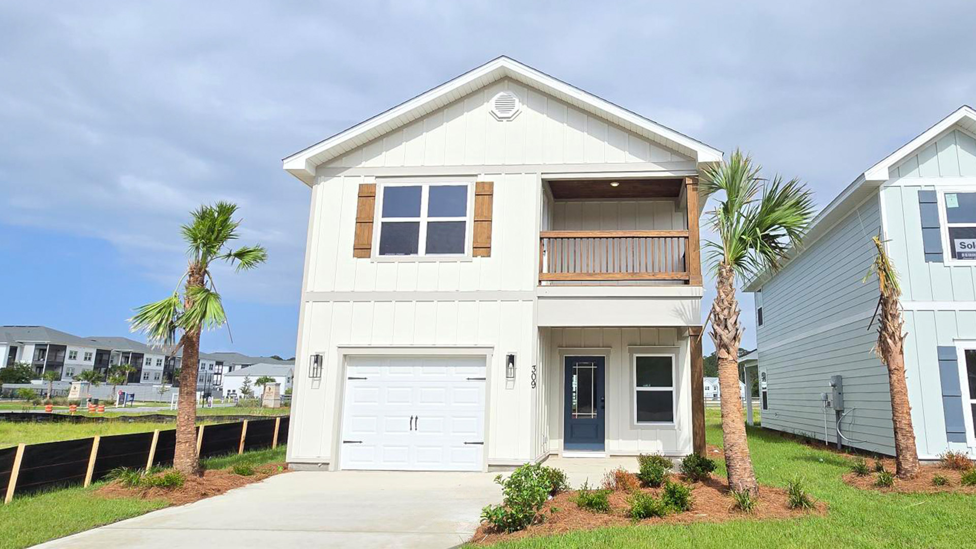 100 Dylan Drive is under construction. Image is an example of a Monroe at completion