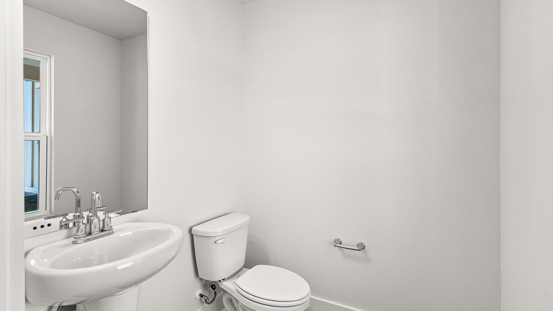 The half bath with sink
