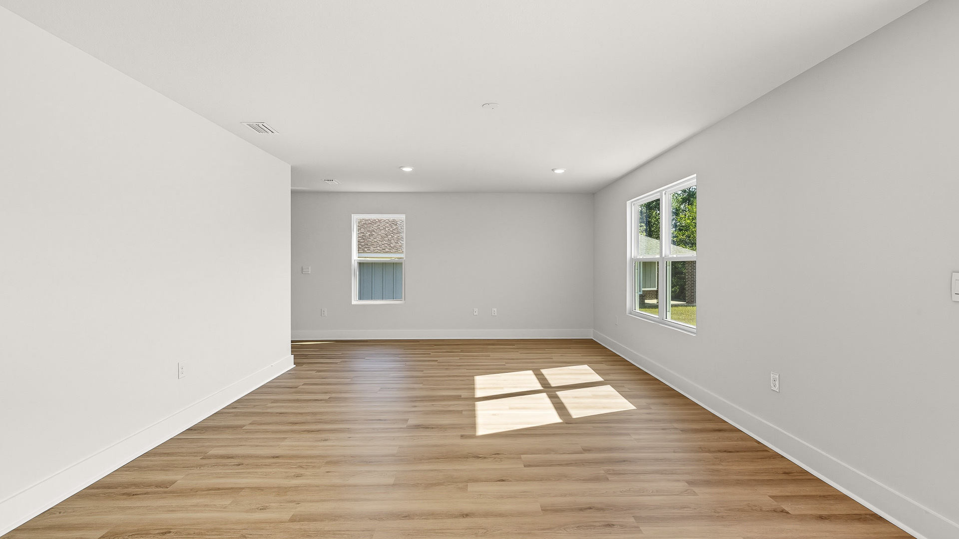 The open concept design allows for comfort and functionality
