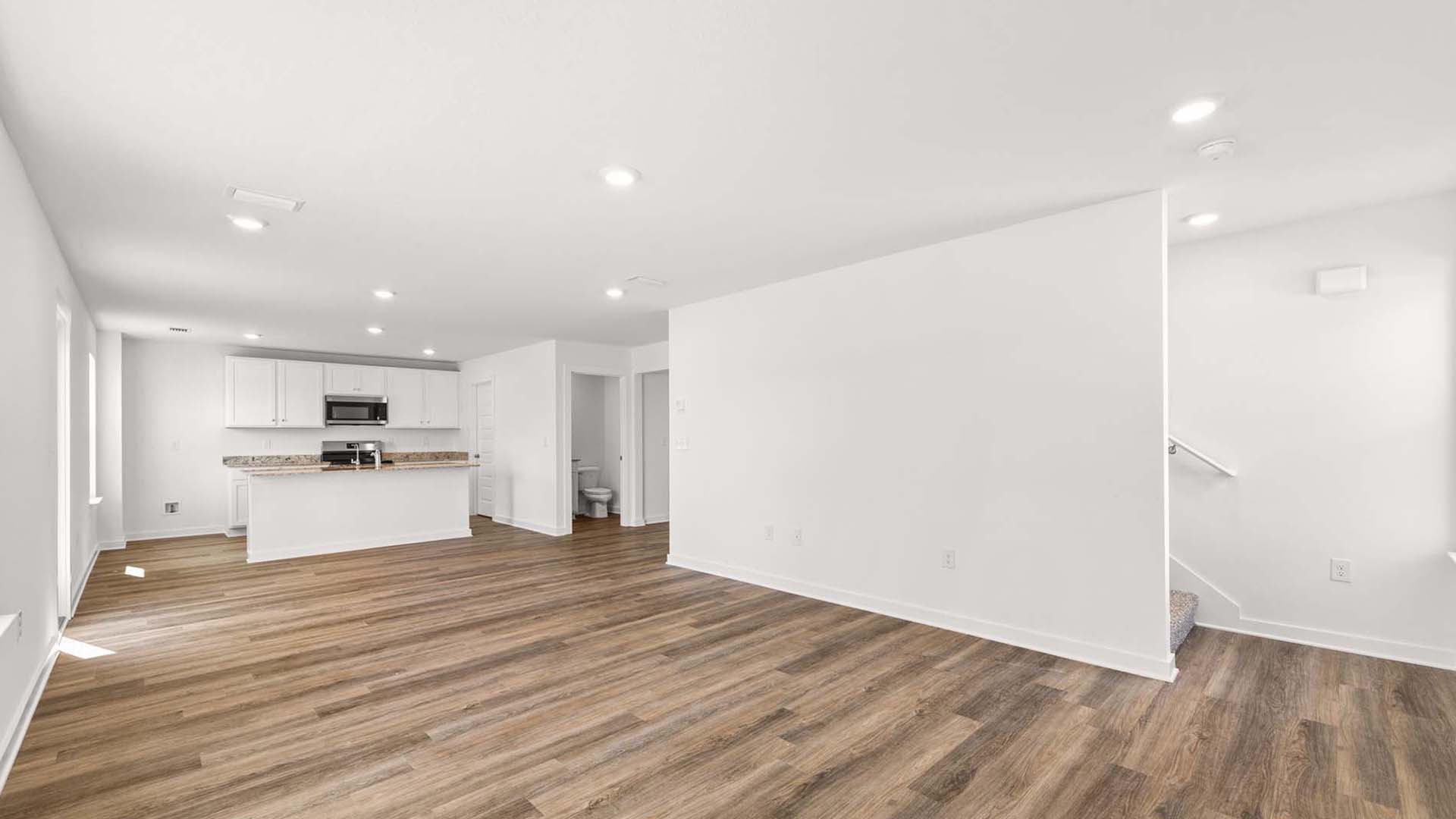 Grand living area on the main level