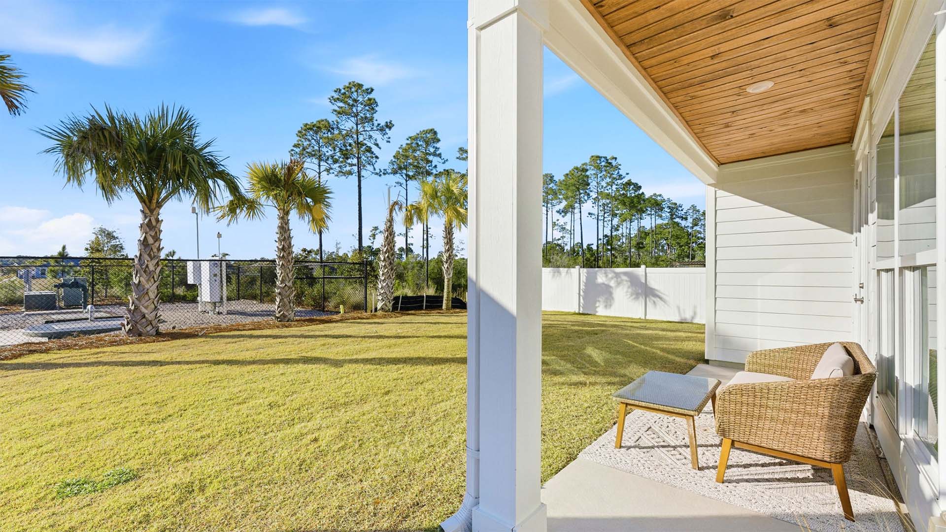 Enjoy the afternoons or your morning coffee beverage from your patio