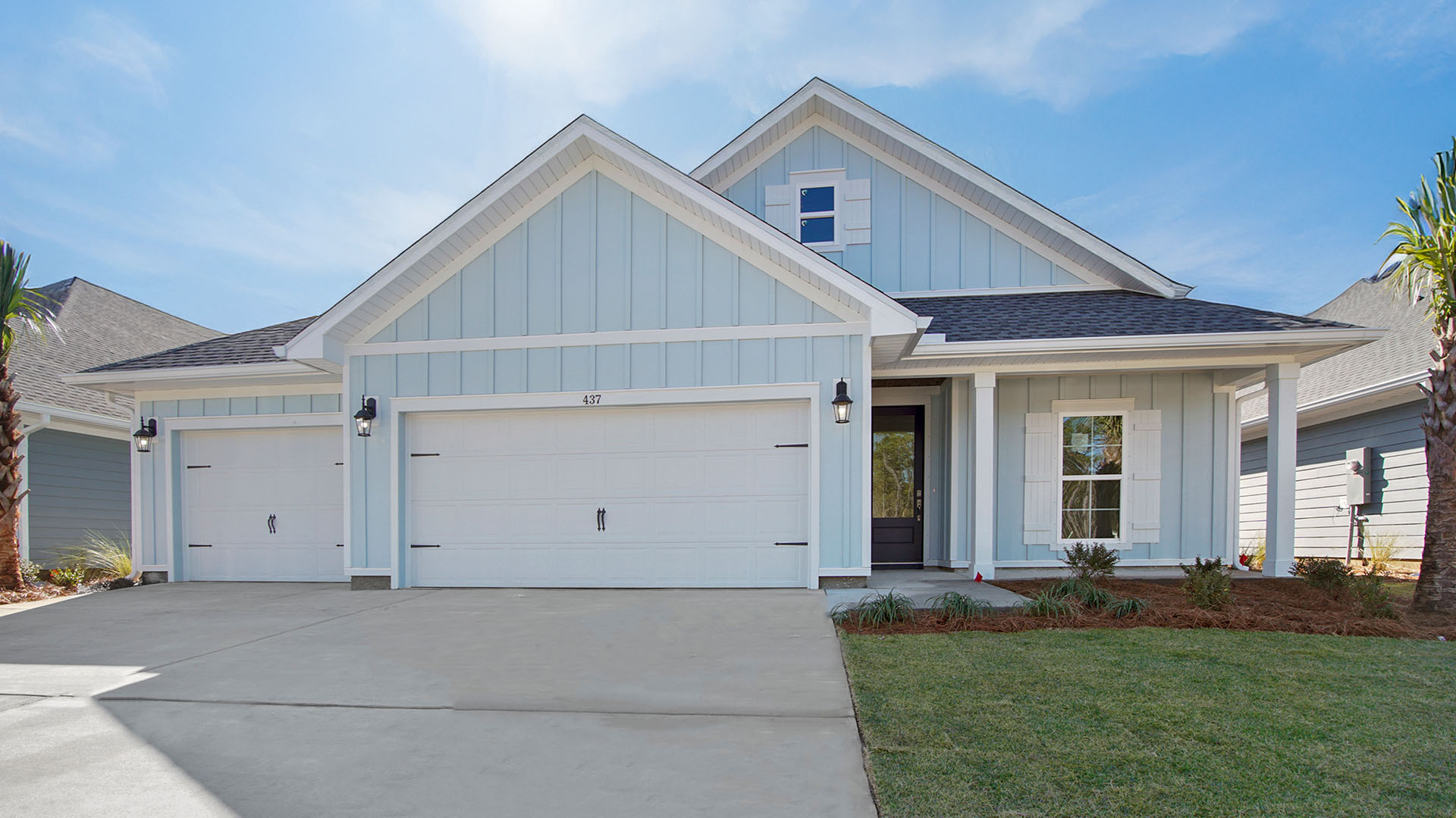 The Pier floor plan at Breakfast Point East Phase II has four bedrooms and three full bathrooms