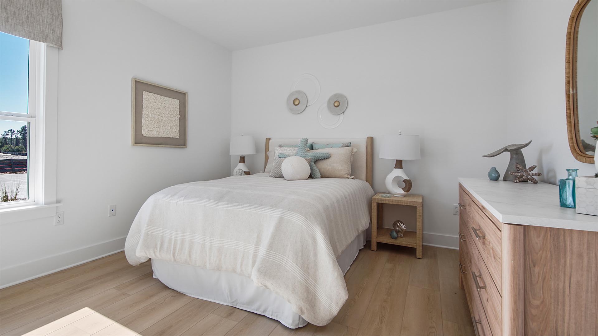 Bedroom two features ample closet space