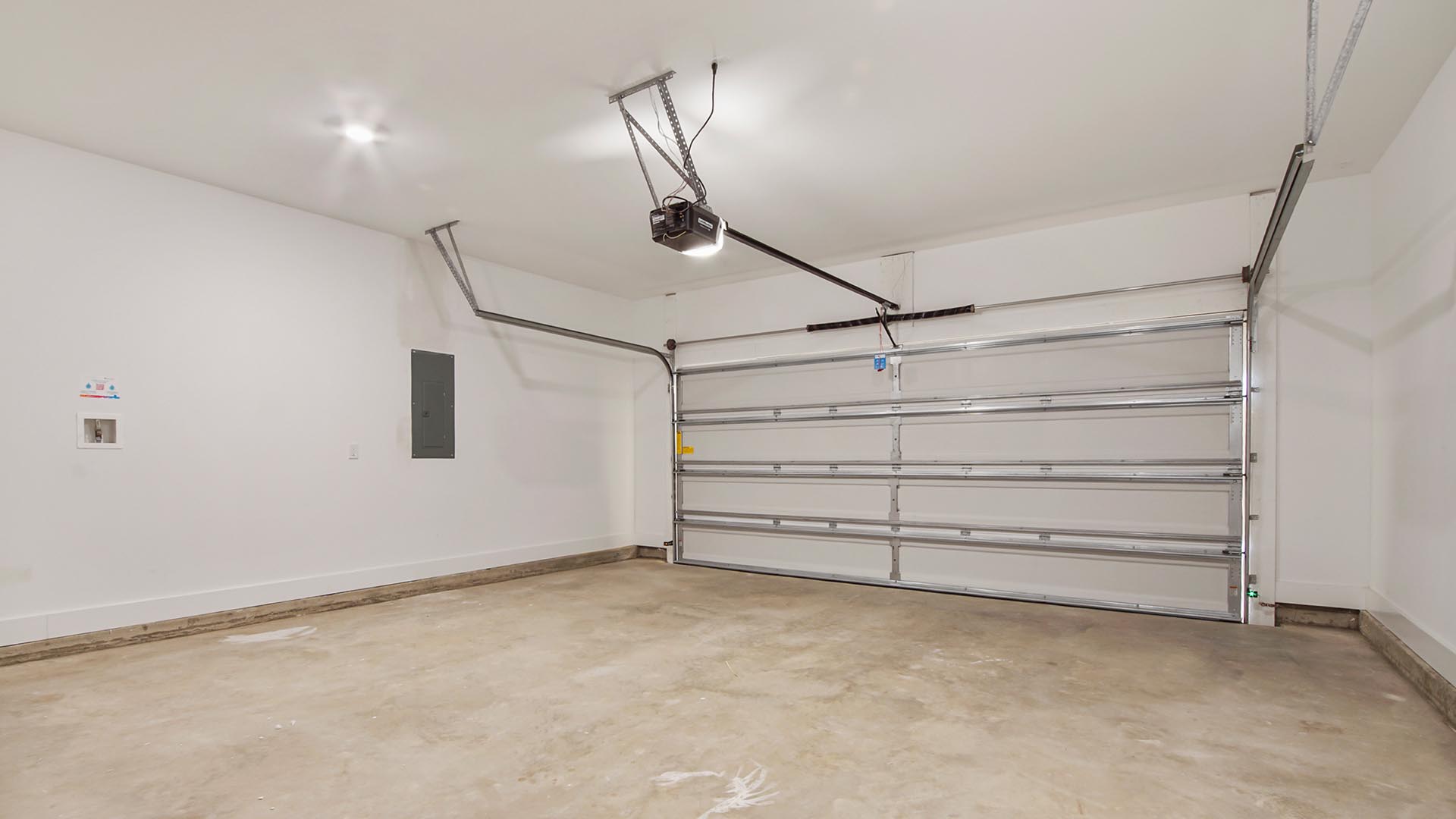 The Lily has a two car garage