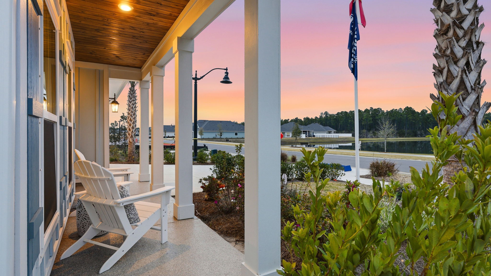 View from the front porch