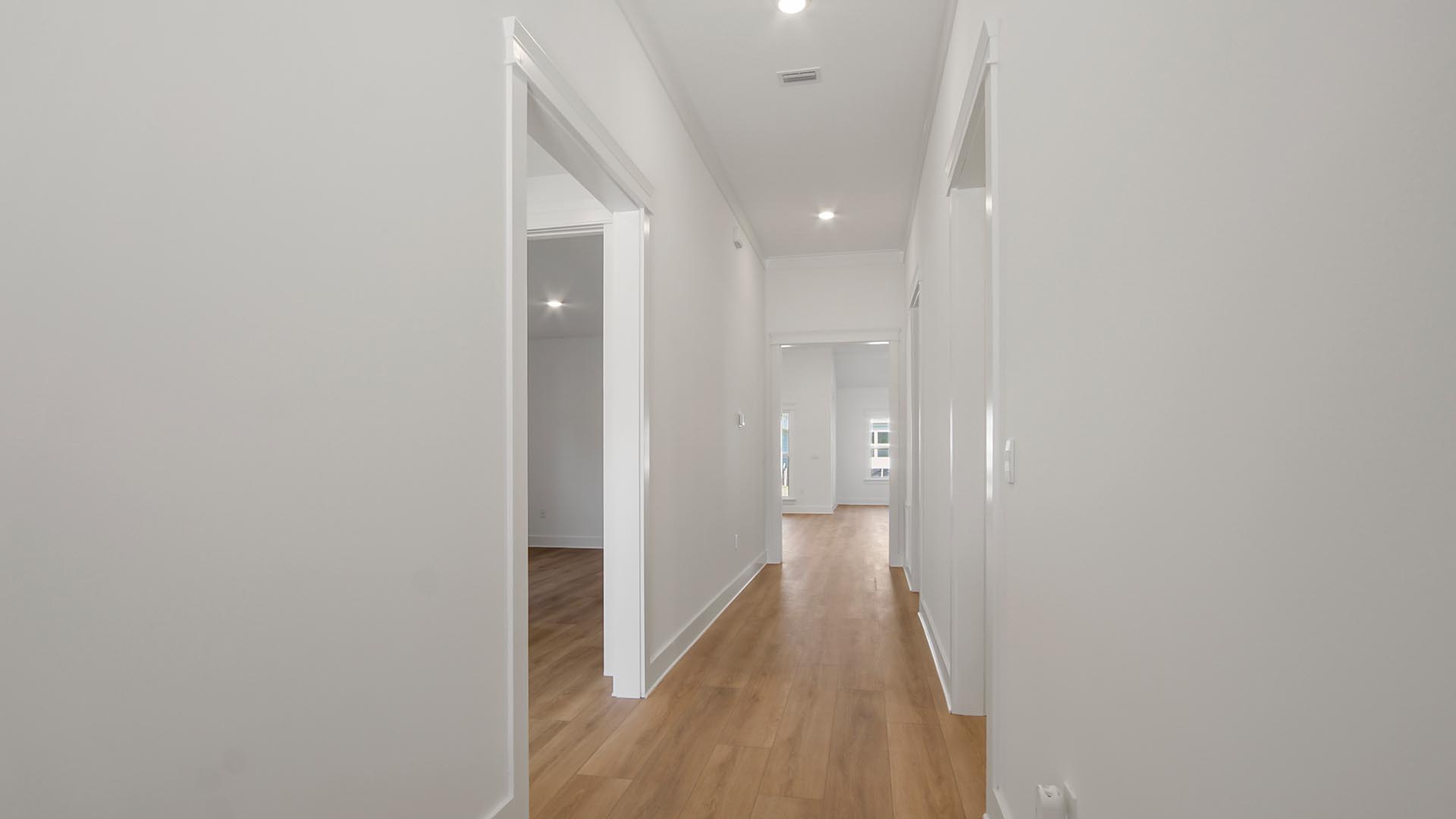 The Lily features a bright entry hall with EVP flooring