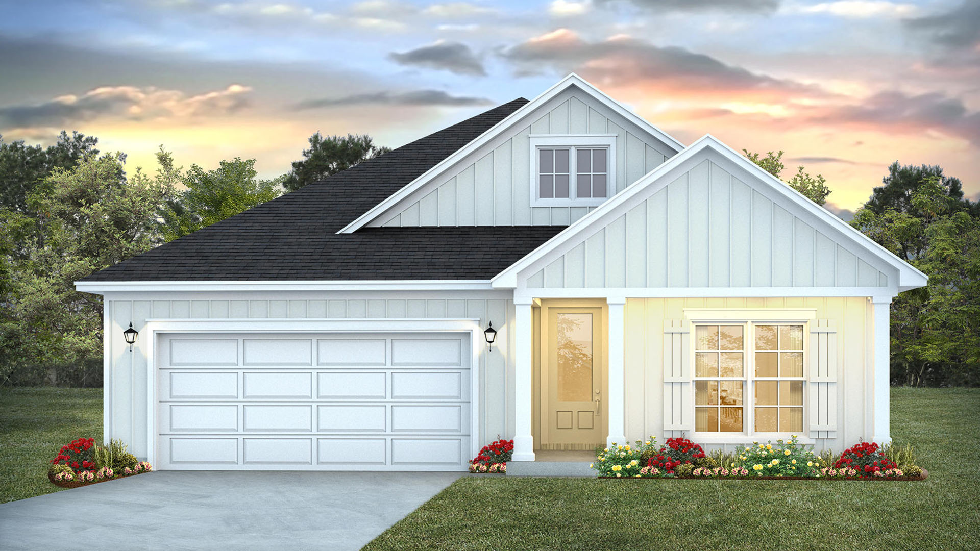 987 Crystal Bayou Boulevard is a pre-construction homesite to be built with the Lily floorplan