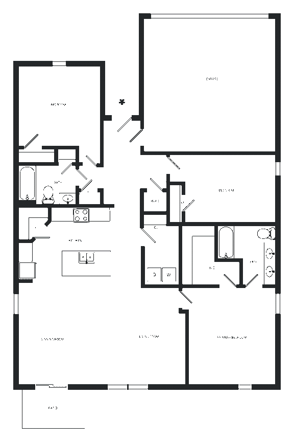 Floor Plan in Ashton Park Phase II Freeport, FL D.R. Horton