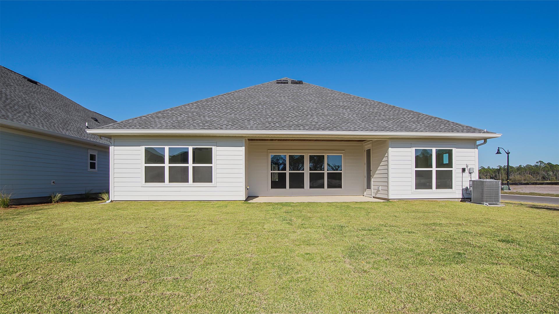 Back patio of the Camelia