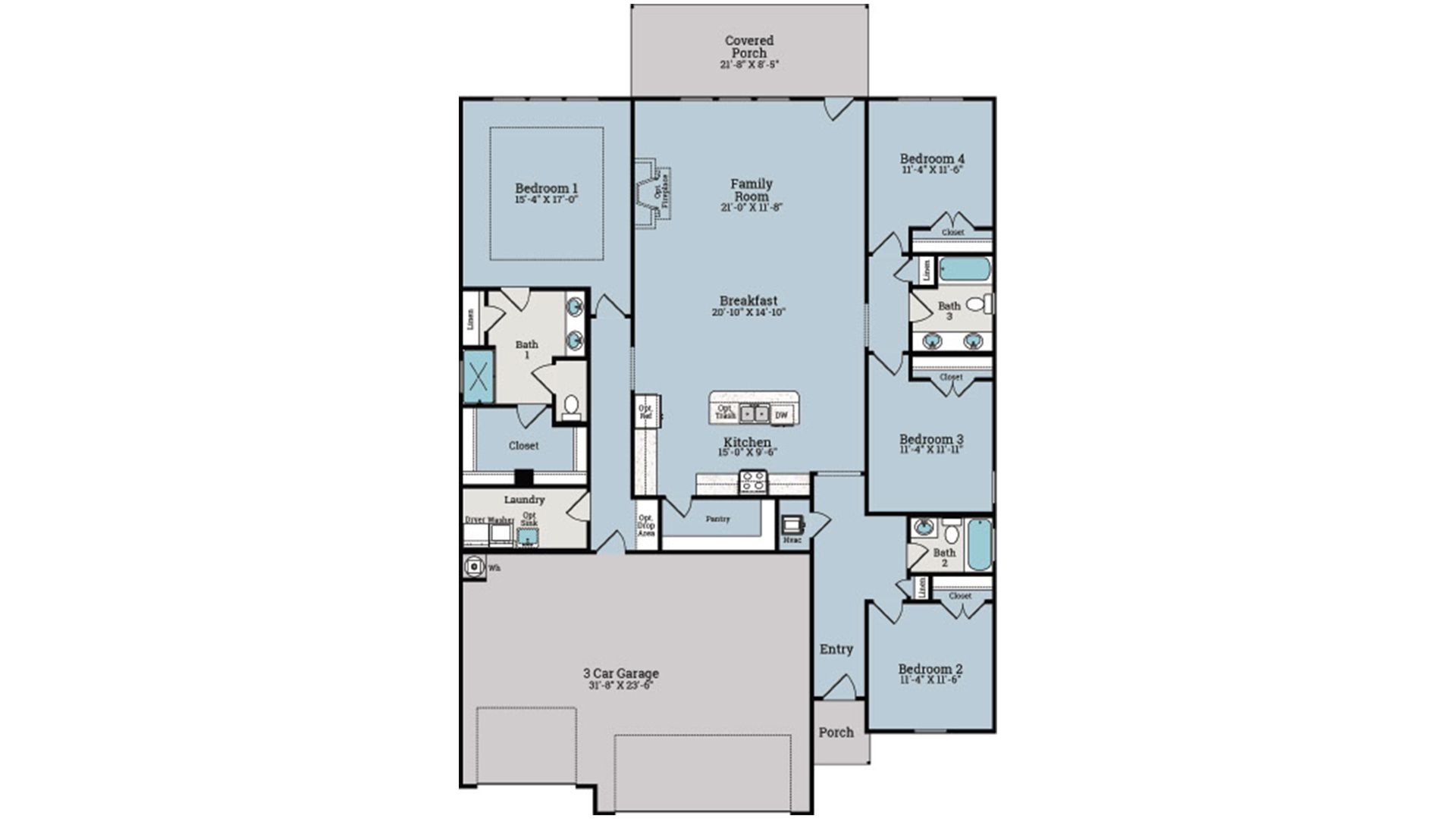 Breakfast Point Pier floorplan