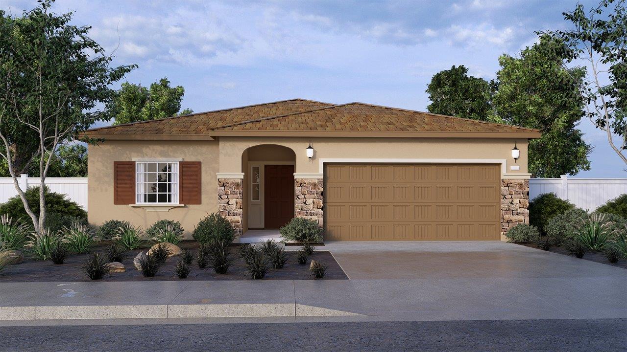Residence 1890 rendering with elevation D