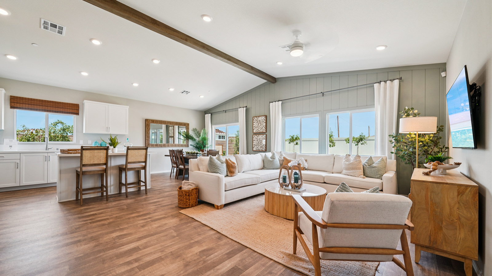 spacious great room