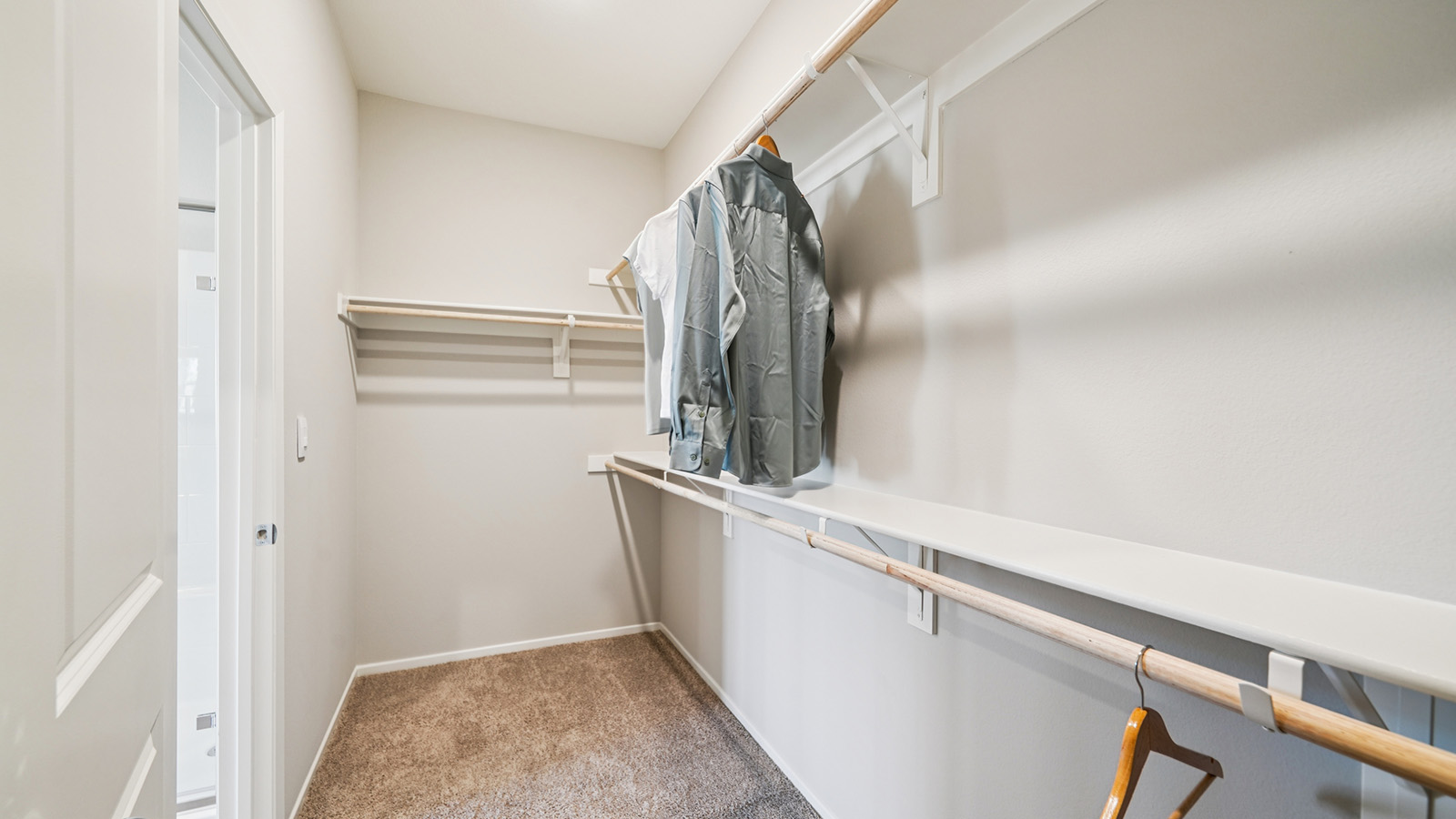 Primary closet