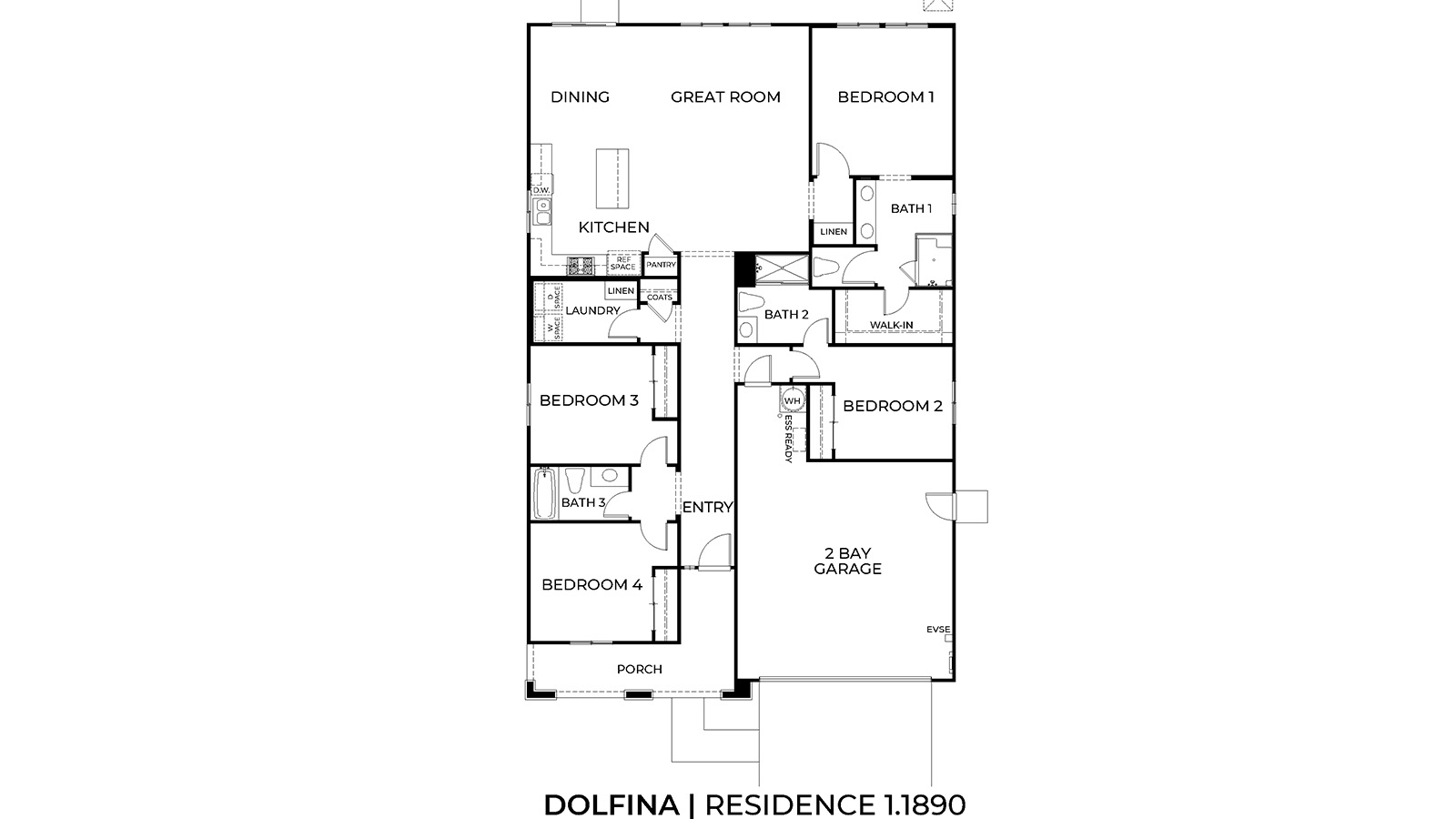 Residence 1890 floorplan