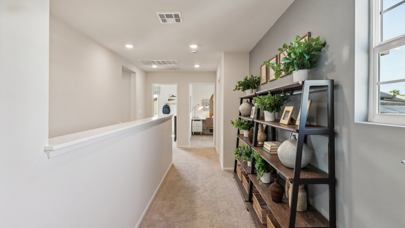 Upstairs hallway leading to bedrooms