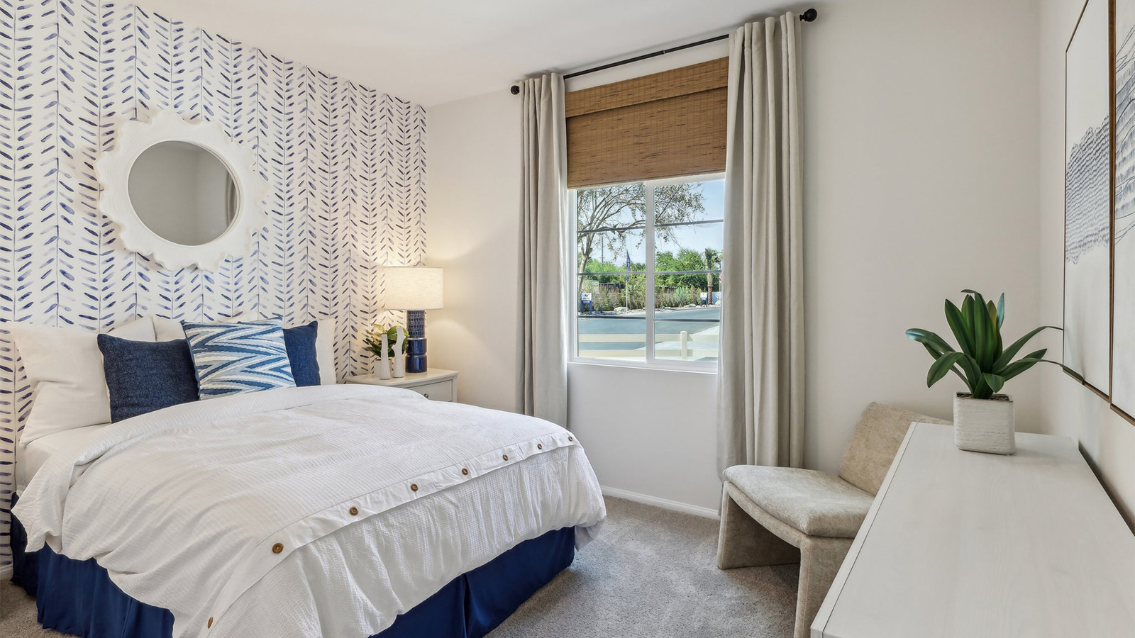 Secondary bedroom with full bed