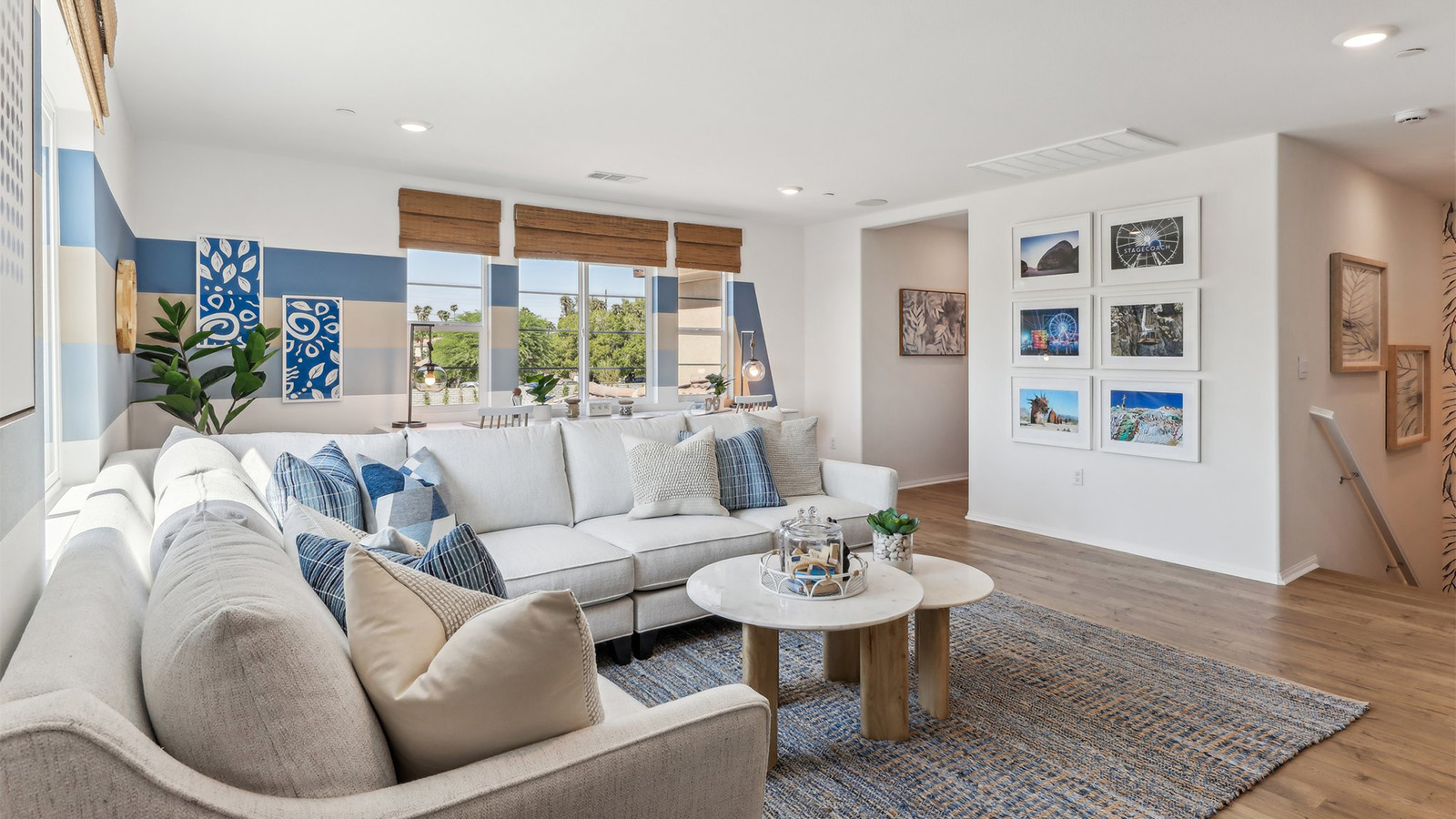 Oversized loft with laminate flooring