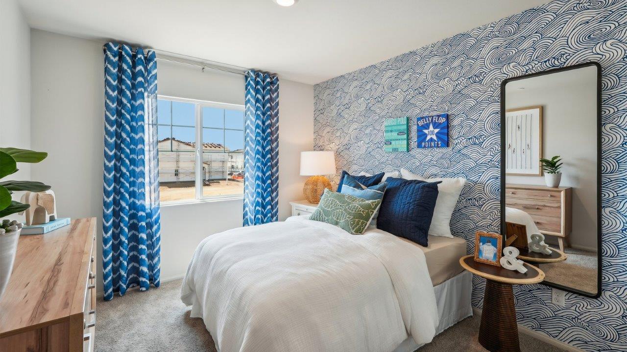 Fully furnished bedroom