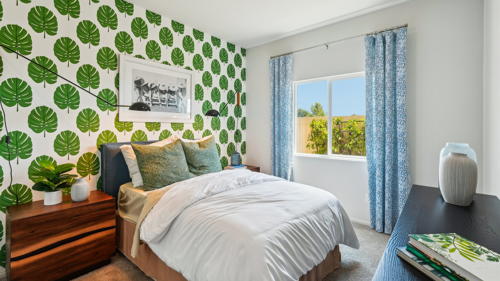 Fully furnished bedroom