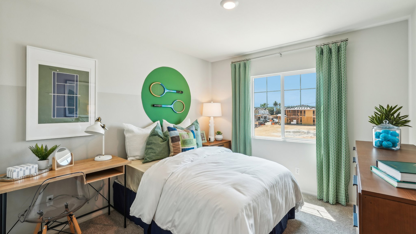 Fully furnished bedroom