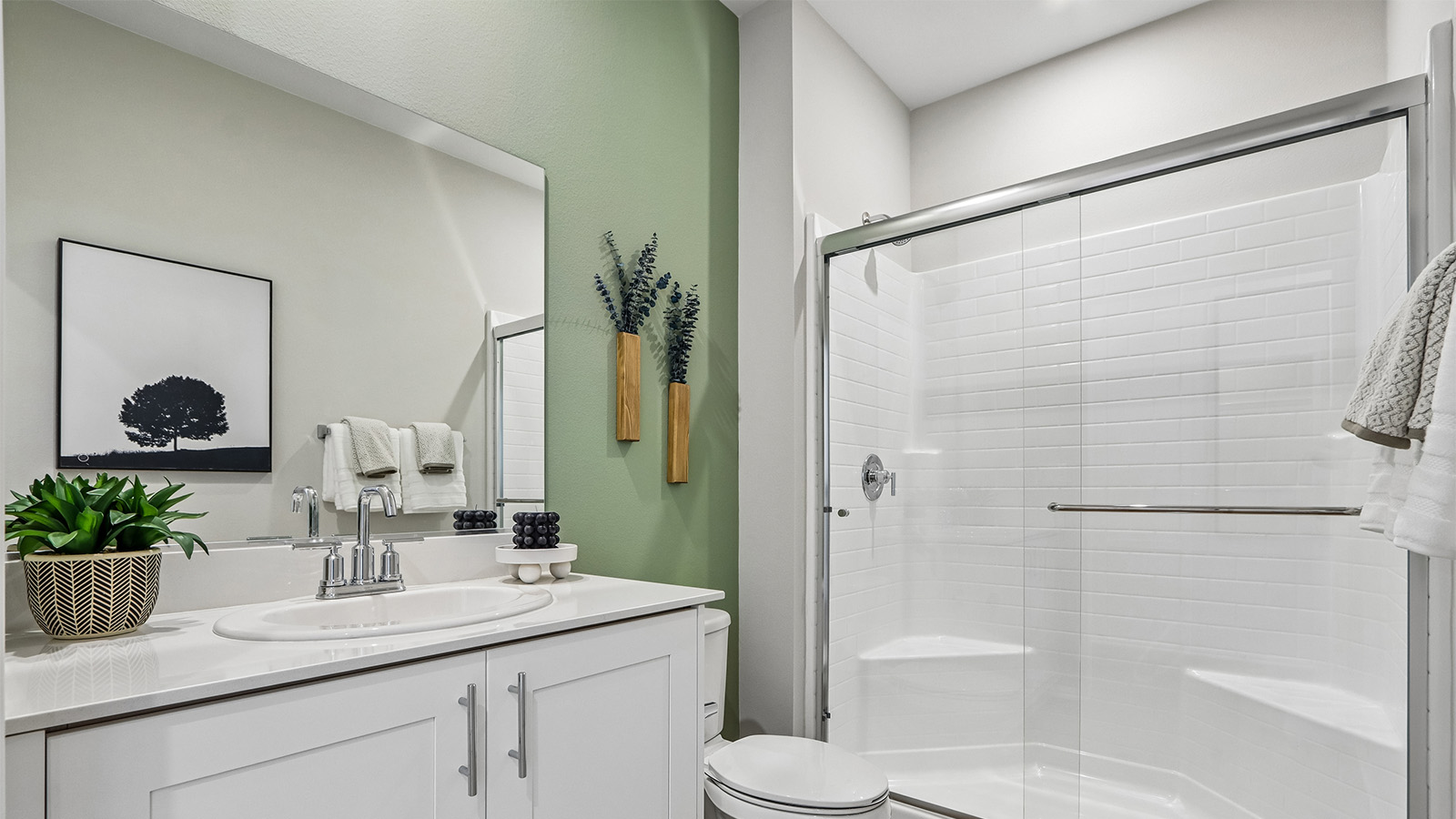 Secondary bathroom